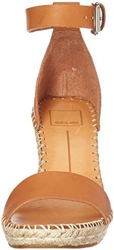 Dolce Vita Women's Noor Wedge Sandal, tan Leather, 9.5 M US | Image 1