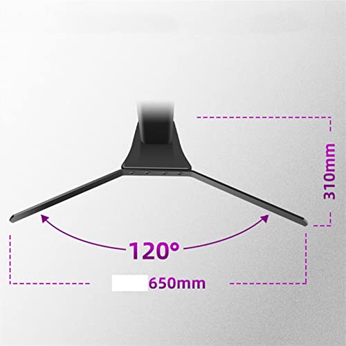 Support TV universel sans perforation pour écran LCD de 32 à 65 pouces
