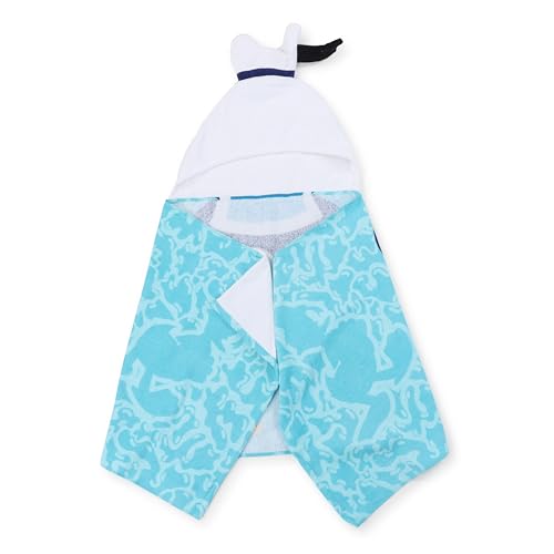 Disney Mickey Mouse Donald Duck Zeichentrick Kinder Kapuzenhandtuch, Blau – Ansicht 2