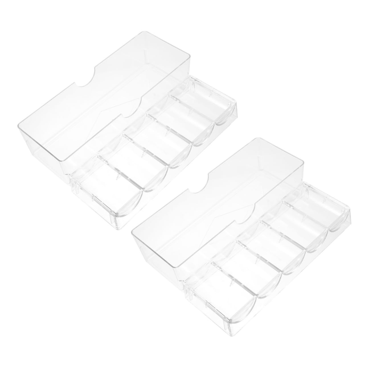 KONTONTY Poker Chips Organizer Poker Chips Box Poker Chips Display Rack Poker Chip Holder Poker Chips Storage Poker Accessories