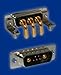 D-Sub Mixed Contact Connectors STD POWER-D 7W2 40A R/A MALE
