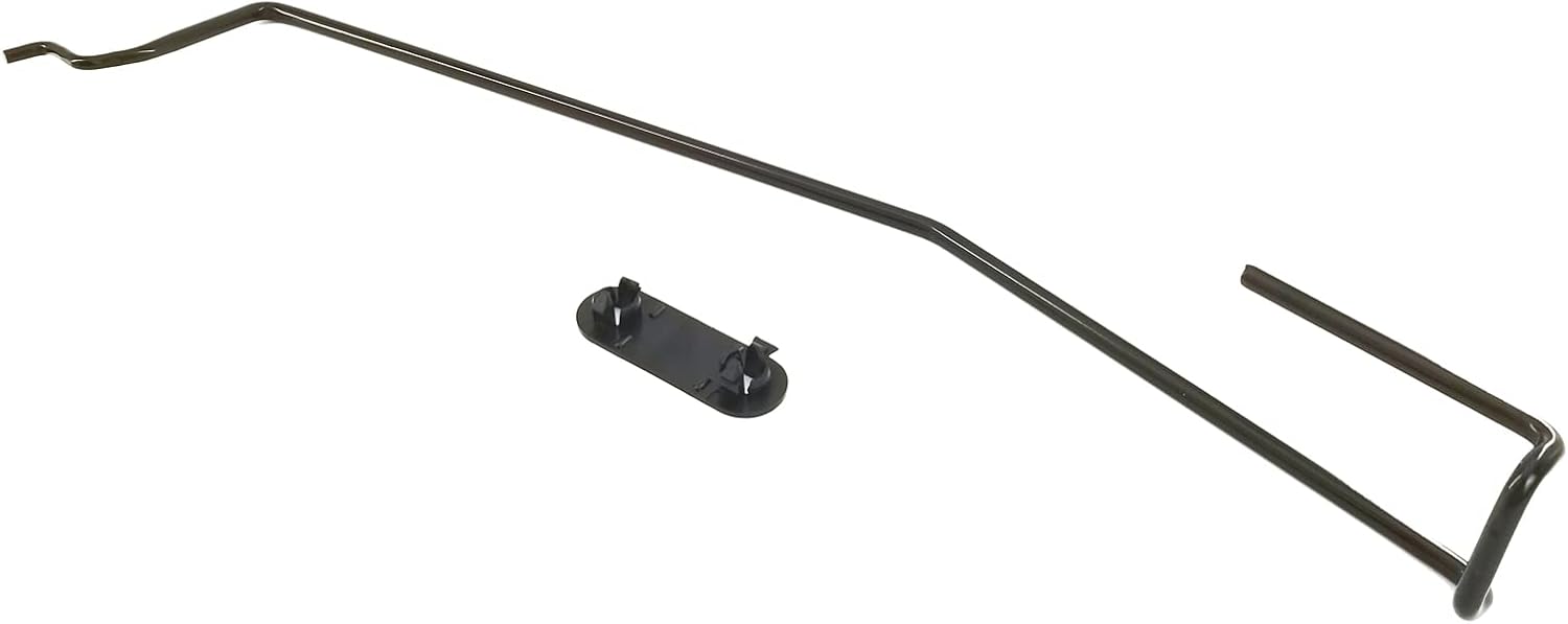 Hood Safety Latch Catch Rod and Retainer Clip Kit fit for Dodge Ram 1500 2500 3500# 55275850AB 5143056AA