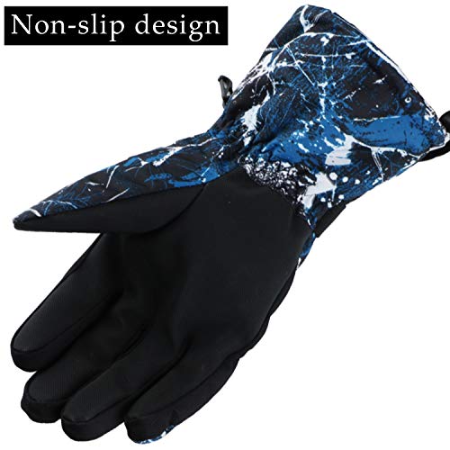 image for iClosam Men & Women Ski Gloves Windproof Waterproof Breathable Winter 