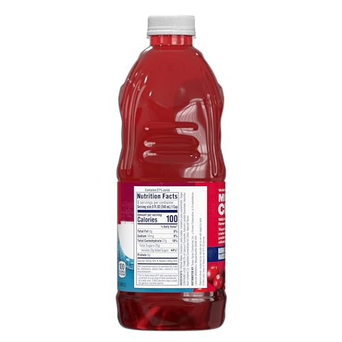 Ocean Spray® Cranberry Juice Cocktail with Calcium, 64 Fl Oz Bottle (Pack of 2)