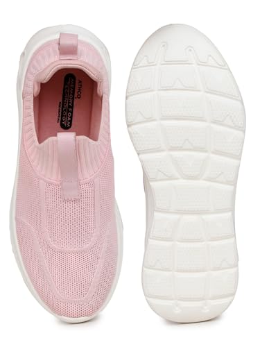 Image of ATHCO Womens Wonder Running Shoes for Woman with Soft Flexible Memory Foam Women's Shoes for Walking Gym Training,Casual, Sports, Lightweight Lace up Athletics Slipon Running Shoes for Ladies & Girls