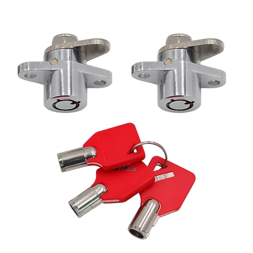 Set de 3 llaves para candado rígido de alforjas para Harley miniatura 2