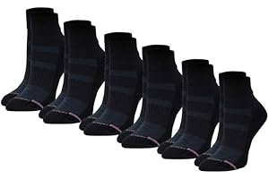 Dr. Sock Soothers: Women's Compression Quarter Socks with Enhanced Cushion and Breathable...