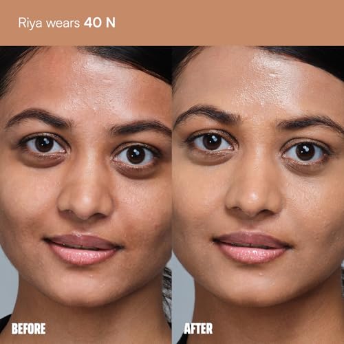 Image of FAE Beauty Face Card 4-in-1 Super Serum Skin Tint | Hydrates, Primes, Provides Coverage & Protects with SPF | Lightweight, Dewy Finish | 30 Shades for Indian Skin Tones | Shade - 40N - Warm Neutral