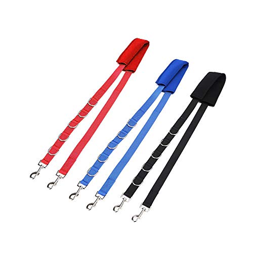 mewmewcat Ajustável Dog Grooming Belly Strap D-anéis Bathing Band Tamanho Livre Traction Belt (Red)