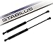 Produktbild Stabilus 2x Gasfeder Motorhaube Gasdruckdämpfer Gasdämpfer Länge 333 mm 680 N, Front, Silber oder Schwarz, Modell 4055551298341, Höhenverstellung