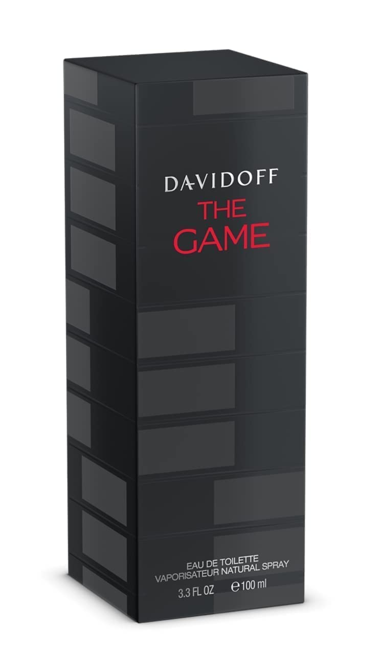 DAVIDOFF The Game for Him Eau de Toilette, drzewno-aromatyczny męski zapach, 100 ml