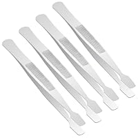 4 Stück Briefmarken Pinzette Stempel Pinzette, Edelstahl Pinzette, Tragbare Pinzette, Universal Pinzette, Briefmarken Sammler Werkzeuge