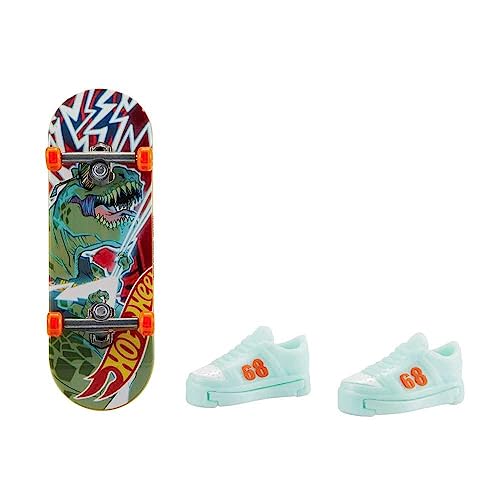 Hot Wheels Mattel Mini Skateboard with Shoes Assorted Models Multicolor (HGT60)