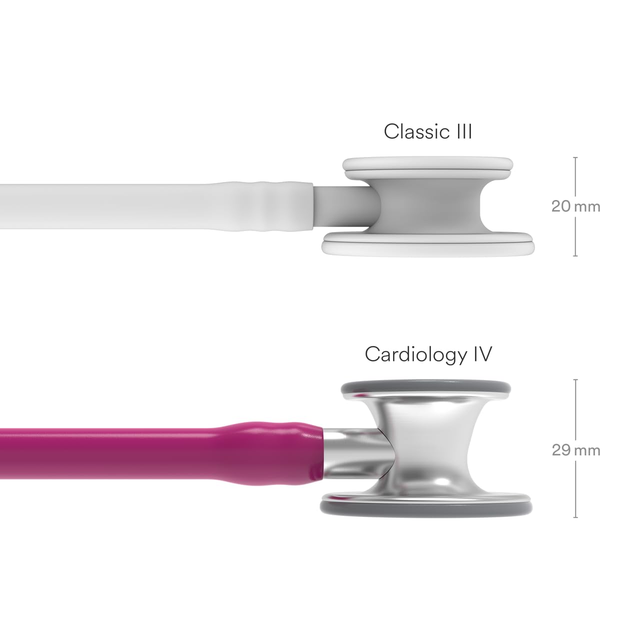 Fonendoscopio 3M™ Littmann® Cardiology IV™ con grabado láser gratuito - Frambuesa 6158