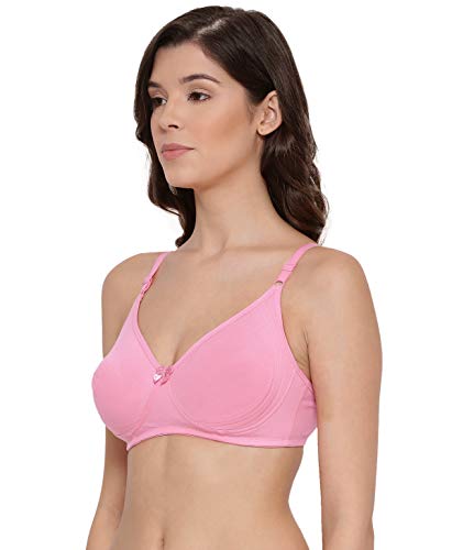 Image of Lyra Women's Moulded Encircled Bra(513) Pack of 2 White & Black,30B