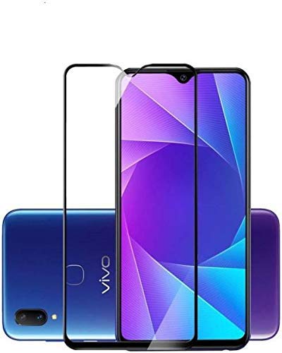 Image of Tempered Glass Screen Protector Compatible For VIVO Y91i Full Screen Coverage (Except Edge to Edge) and Free Complete Easy Installation kit