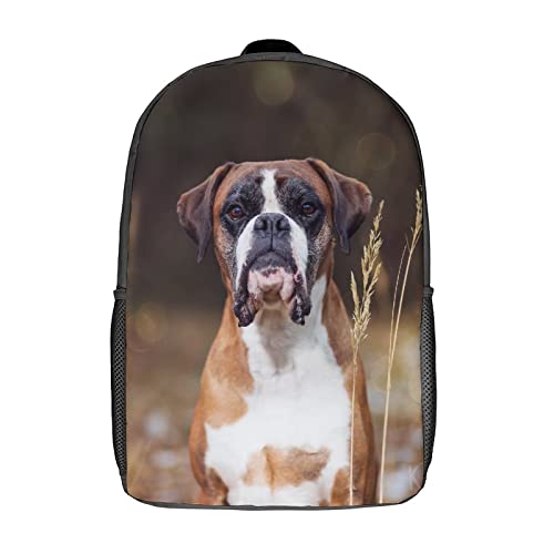 Sac à dos imprimé en 3D Boxer le compagnon de mode unique des ados passionnés