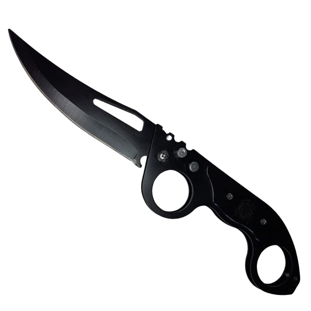 Quick Release Piston Pocket Knife and Lock Key