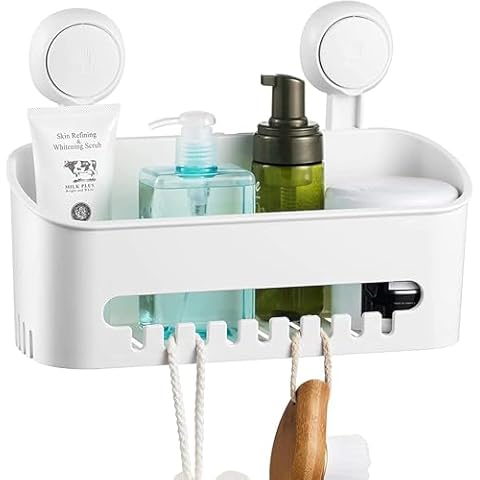 ilikable No-Drill Vacuum Shower Caddy Cover