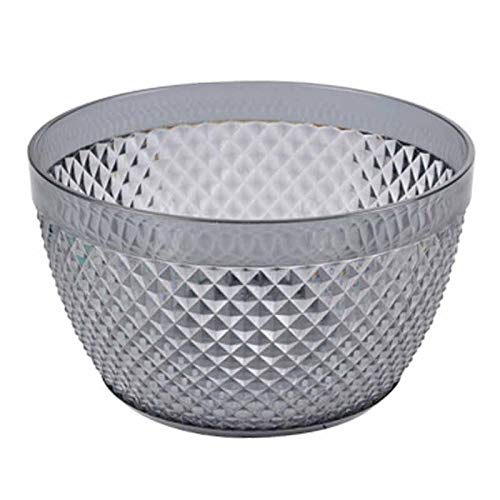 Paris Prix - Saladier Déco acrylique 13cm Gris