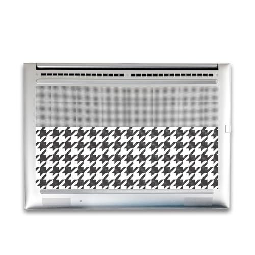 Image of Carbon Fiber Gaming Skin Compatible with HP Envy x360 16 inch (2023) - Houndstooth - Premium 3M Vinyl Protective Wrap Decal Cover - Easy to Apply | Crafted in The USA by MightySkins