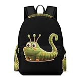 Very Hungry Caterpillar Laptop Backpack for Women Men Cute Shoulder Bag Printed Daypack for Travel Sports Work