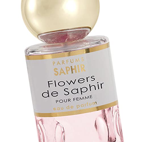 Flowers de Saphir Eau de Parfum d'exception pour femme, une fragrance florale raffinée