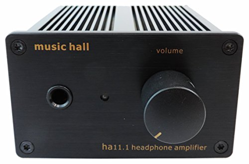 Music Hall HA11.1 Ultra-Low-Noise Amplifier for Exceptional Clarity with High End Headphones - Extruded Aluminum Chassis - Thumbnail 2