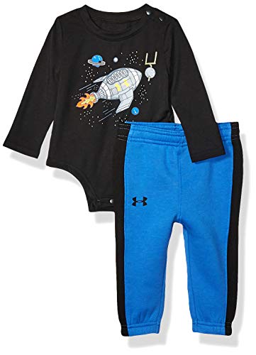 Under Armour Baby Boys UA GO Long Set, Black H19, 0/3M