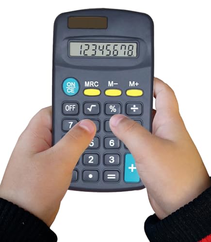 BESTWYA Calculator Small, 4 Function Calculators with Solar Power 8 Digit Small Pocket Size Desktop Handheld for Classroom Desktop Home の商品画像 6