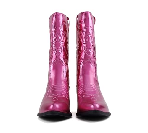 Image of Soda Women's Rodeo Western Pointed Toe Cowboy Boots