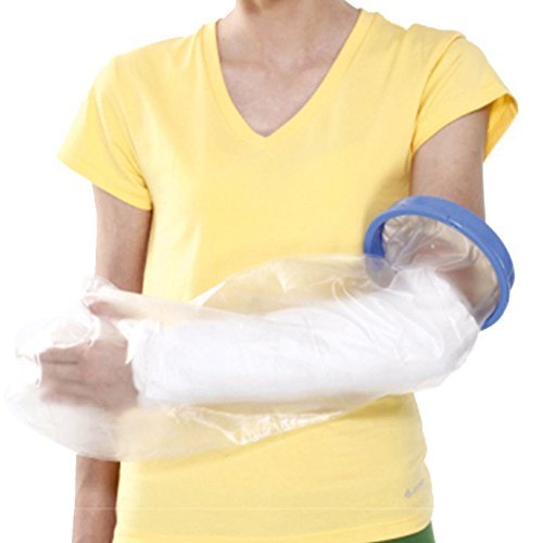 Easy Self-wear, Reusable Arm Cast Cover - Light and Travel-Friendly - Keeps Cast and Bandage Waterproof