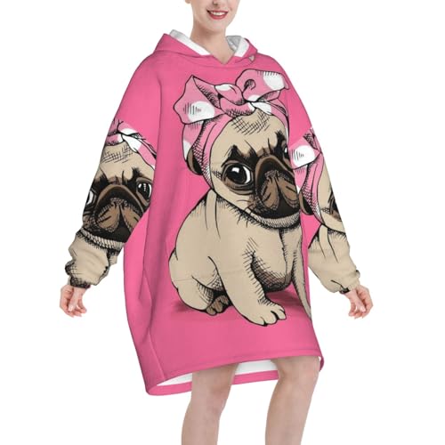 Sweat plaid carlin rose pour des soirées cocooning - 2