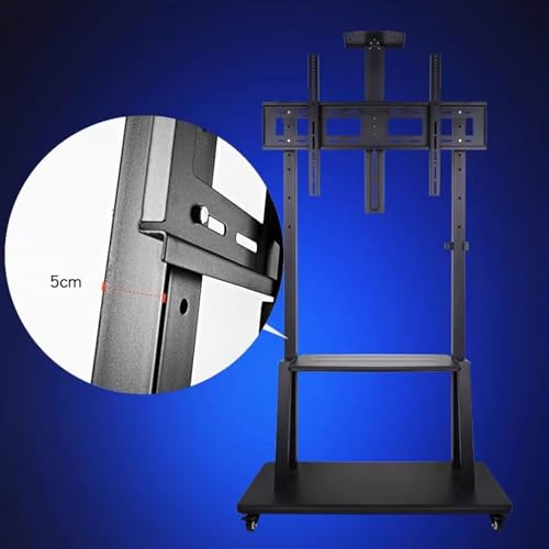 Soporte universal móvil para TV de piso ajustable miniatura 4