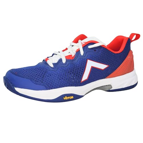 [Niceter] Tyrol Men's Velocity V Pickleball Shoe (Navy/Red/White, 14)