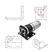 Planetary Gearbox for 775 DC Motor, 12V/24V 42mm High Torque Reduction (7-1351 RPM), Max 200KG Load, for DIY Robotics Industrial Use(12V Single Motor,36 RPM)