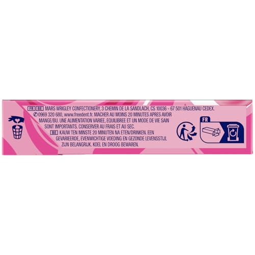 Chewing gum Goût Bubble Sans Sucres Freedent Refreshers La Boîte De 8 Cubes - vue 4