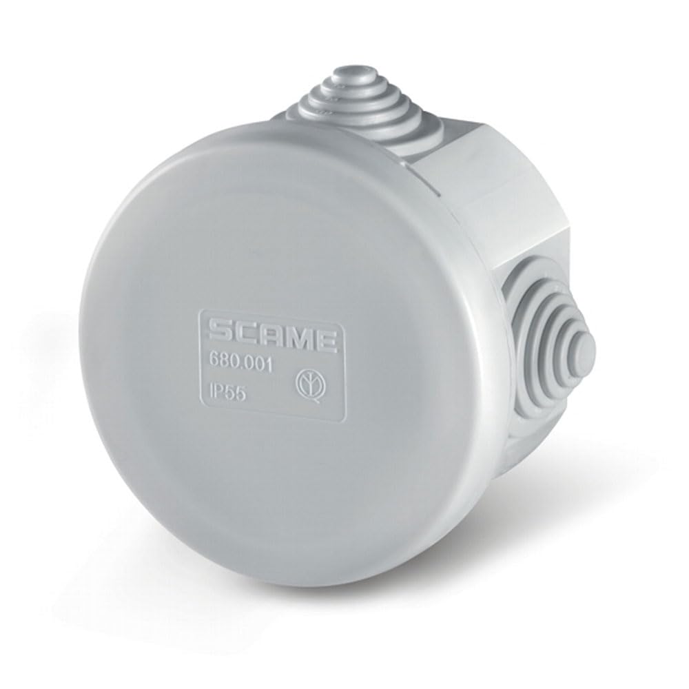 Poly Pool PP8210 Round Junction Box, Wall, Internal Size ø 65x40 mm
