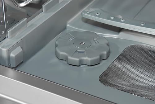 Exquisit Tischgeschirrspüler GSP206-030D silber | Spülmaschine 55 cm freistehend | Kleiner Geschirrspüler 6 Maßgedecke | Tischspülmaschine LED Display