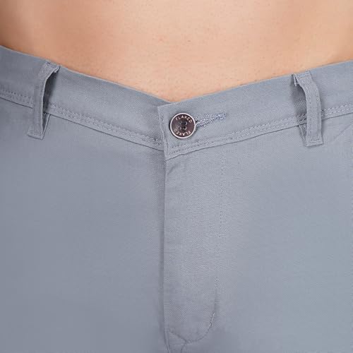 Image of Men's Regular Fit Linen Trousers | Slim Fit Lightweight Casual Pants | Stylish Dress Pants for Office or Travel | Premium Luxury Linen Trouser Pant with Breathable Comfort