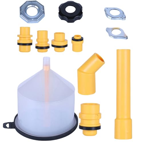 Kit de nettoyage et vidange du liquide de refroidissement avec 15 entonnoirs anti-goutte d'atelier