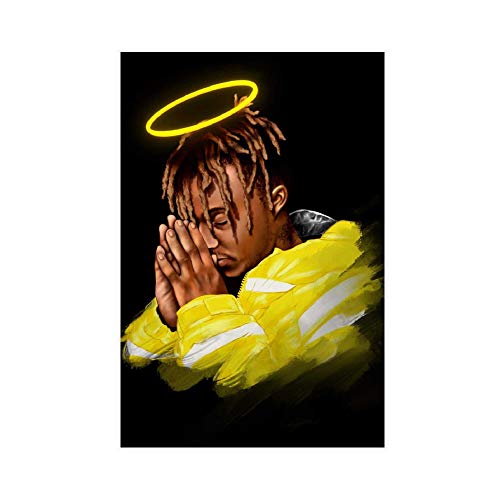 Leinwandposter Rapper Juice Wrld Hip Hop 1, Schlafzimmer, Dekoration, Sport, Landschaft, Büro, Raumdekoration, Geschenk, 40 x 60 cm, ohne Rahmen Cover