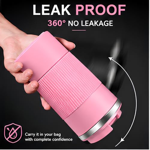 Image of Stainless Steel Travel Coffee Mug 510ml (Pink)