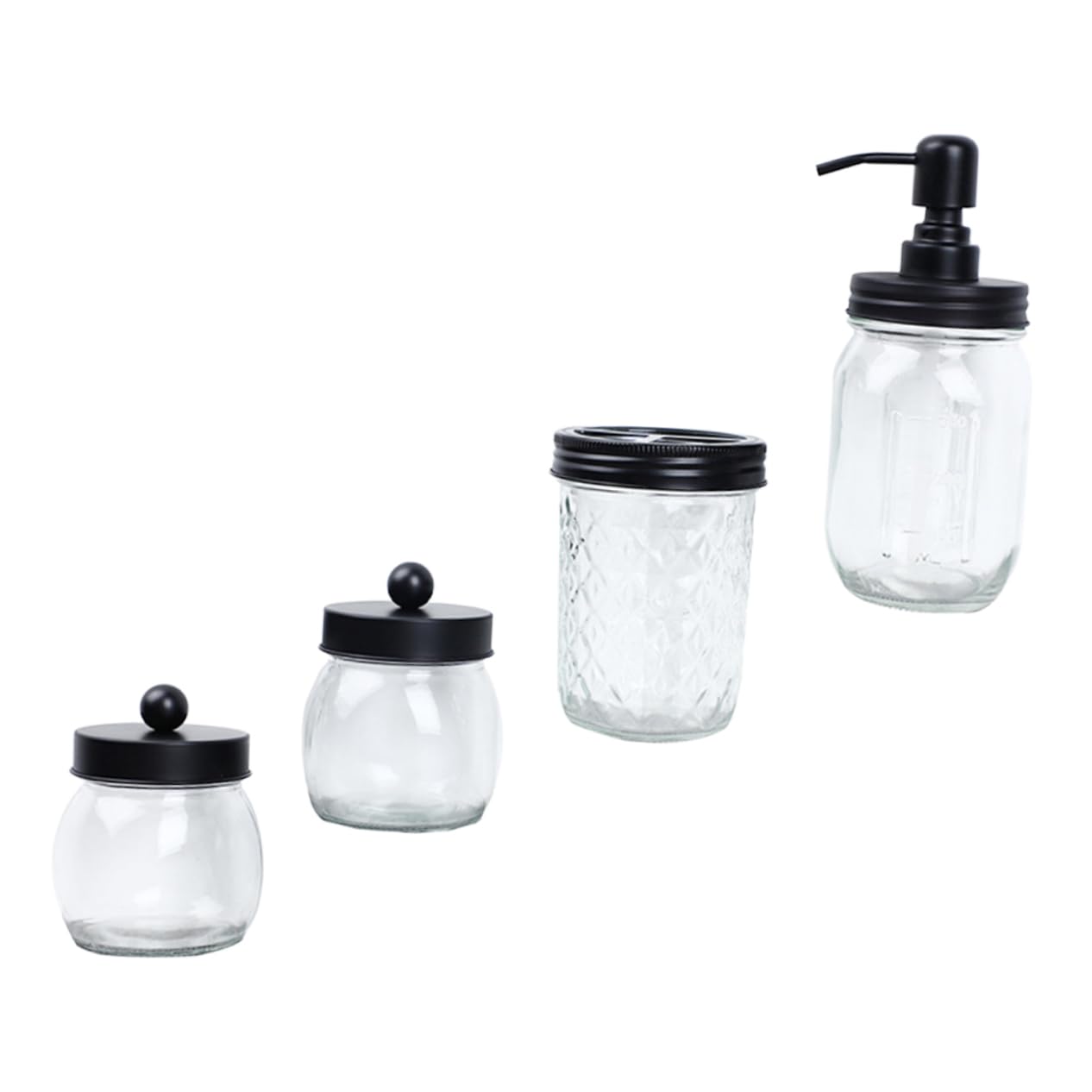 Alipis Vasos para Cepillos de Dientes de Vidrio Práctico Vaso para Lavado Personal Accesorio Sanitario Botella de Loción para Baño y Aseo Personal