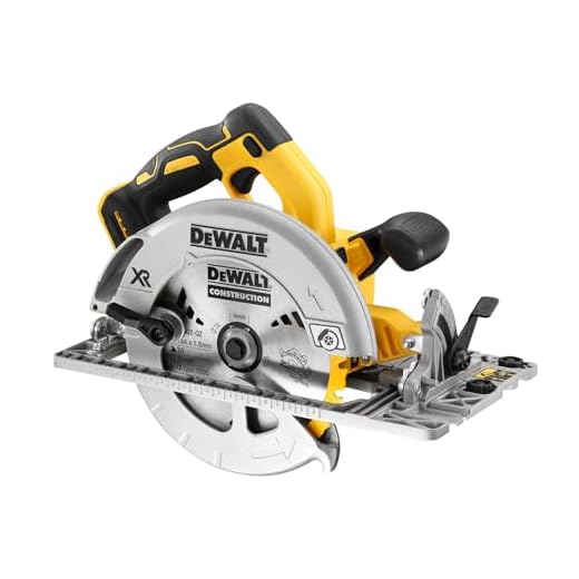 DEWALT XR 18V Sega Circolare Brushless 184mm, Compatibile con Guida, Taglio 58mm, Regolazione Senza Utensili, Valigetta TSTAK, LED, Aspirazione Polveri AirLock, Corpo Macchina – DCS572NT-XJ