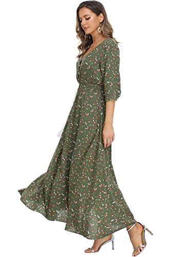 Image of Casual Summer Dresses for Women 2026 Maxi Dress Flowy Bohemian Beach Party