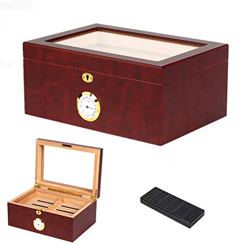 シガー 加湿器 フロントマウント 湿度計 杉裏地 収納ボックス スパニッシュシダートレイ ディバイダー シガー100本収納