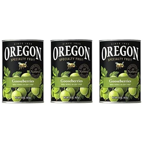 Oregon Fruit Gooseberries in Light Syrup Cover