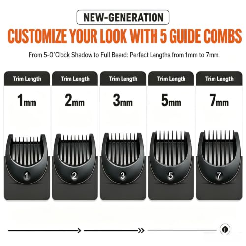 Image of Beard Trimmer Head Attachment Compatible with Braun Series 5 6 7 Shavers | Beard Trimmer Head for Series 5 6 7 Shavers 5018s, 5020s, 6075cc, 7071cc, 7085cc, 7020s, 5050cs, 6020s, 6072cc, etc.