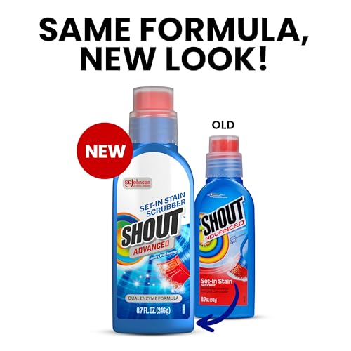 Shout Adanced Ultra Concentrated Gel Set-In Stain Brush Laundry Stain Remoer , 8.7 oz